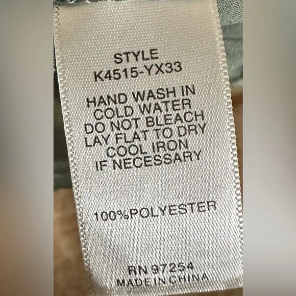 Mixed Threads Tie Front Square Neck Hunter Green Peasant Crop Blouse - Picture 8 of 13